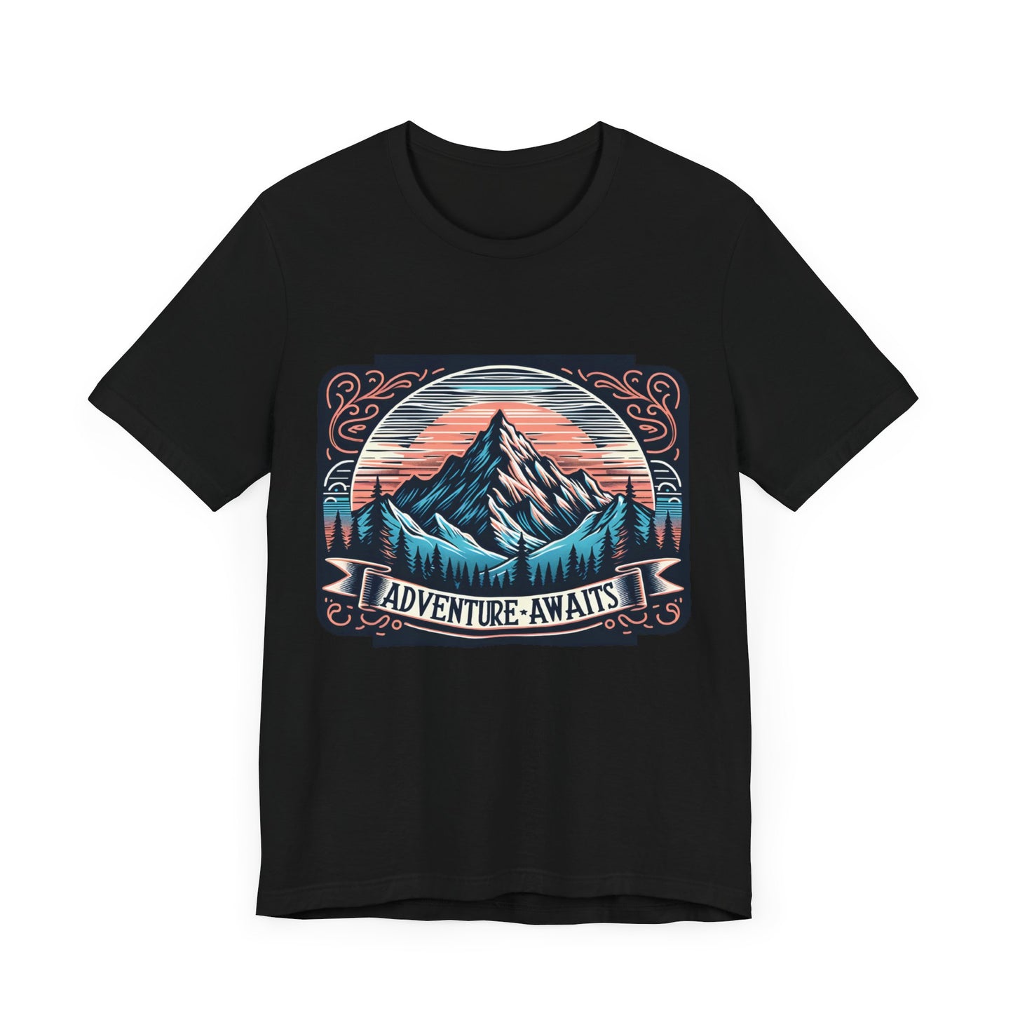 Adventure Awaits Unisex Short Sleeve Tee