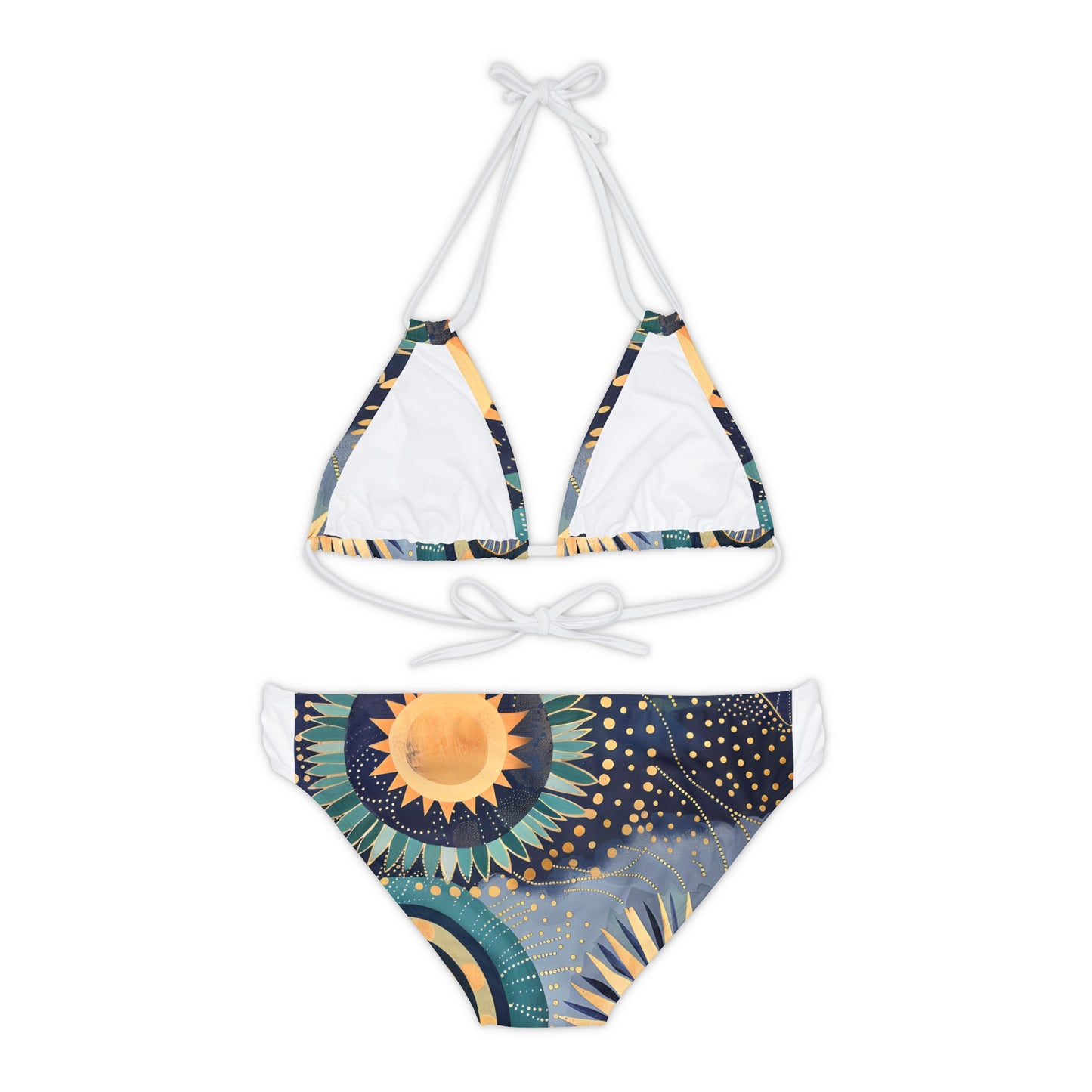 Sunburst Strappy Bikini Set