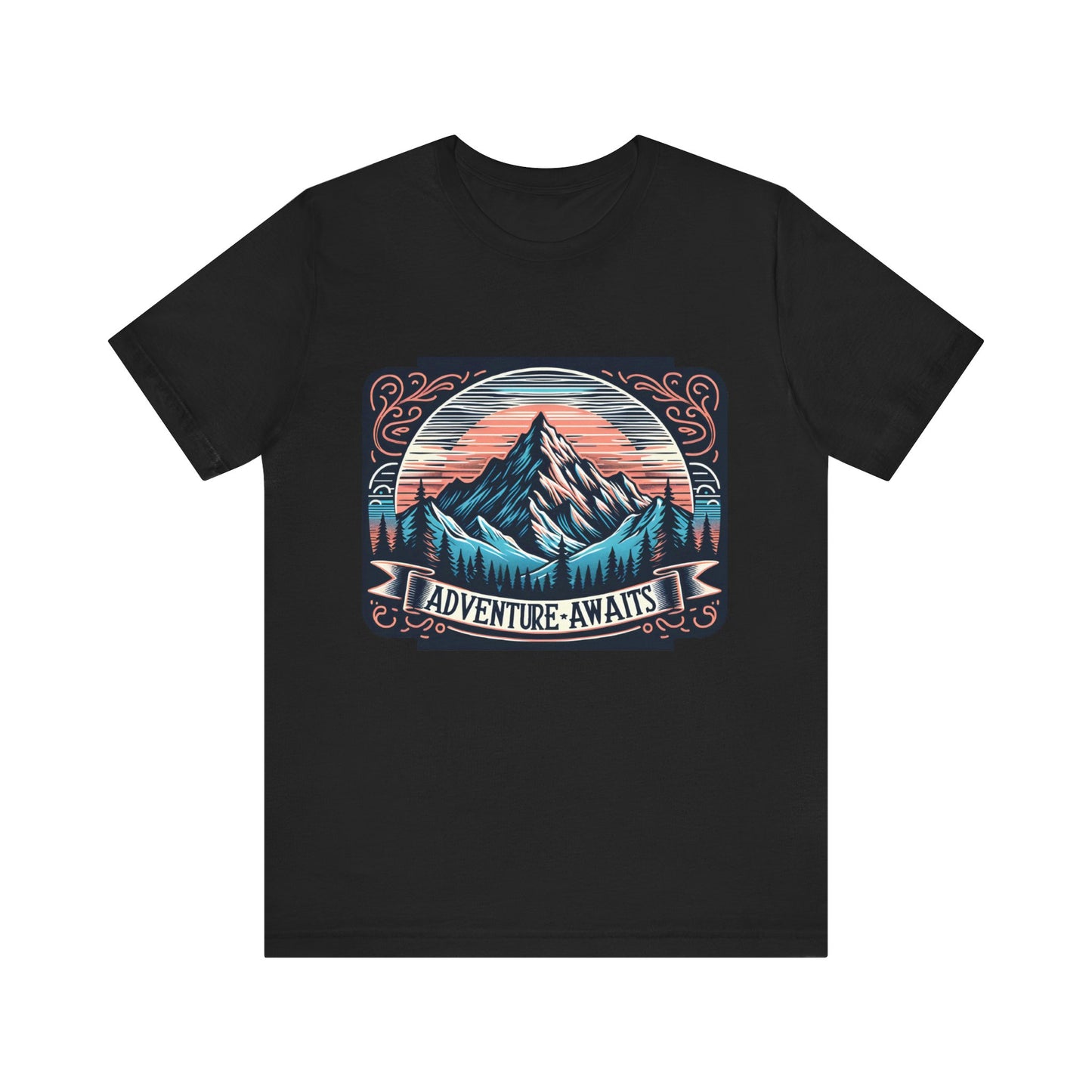 Adventure Awaits Unisex Short Sleeve Tee