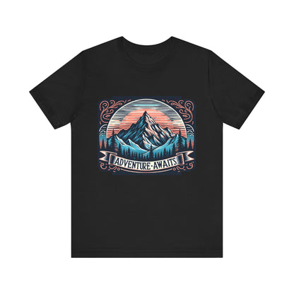 Adventure Awaits Unisex Short Sleeve Tee