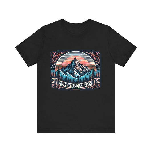 Adventure Awaits Unisex Short Sleeve Tee